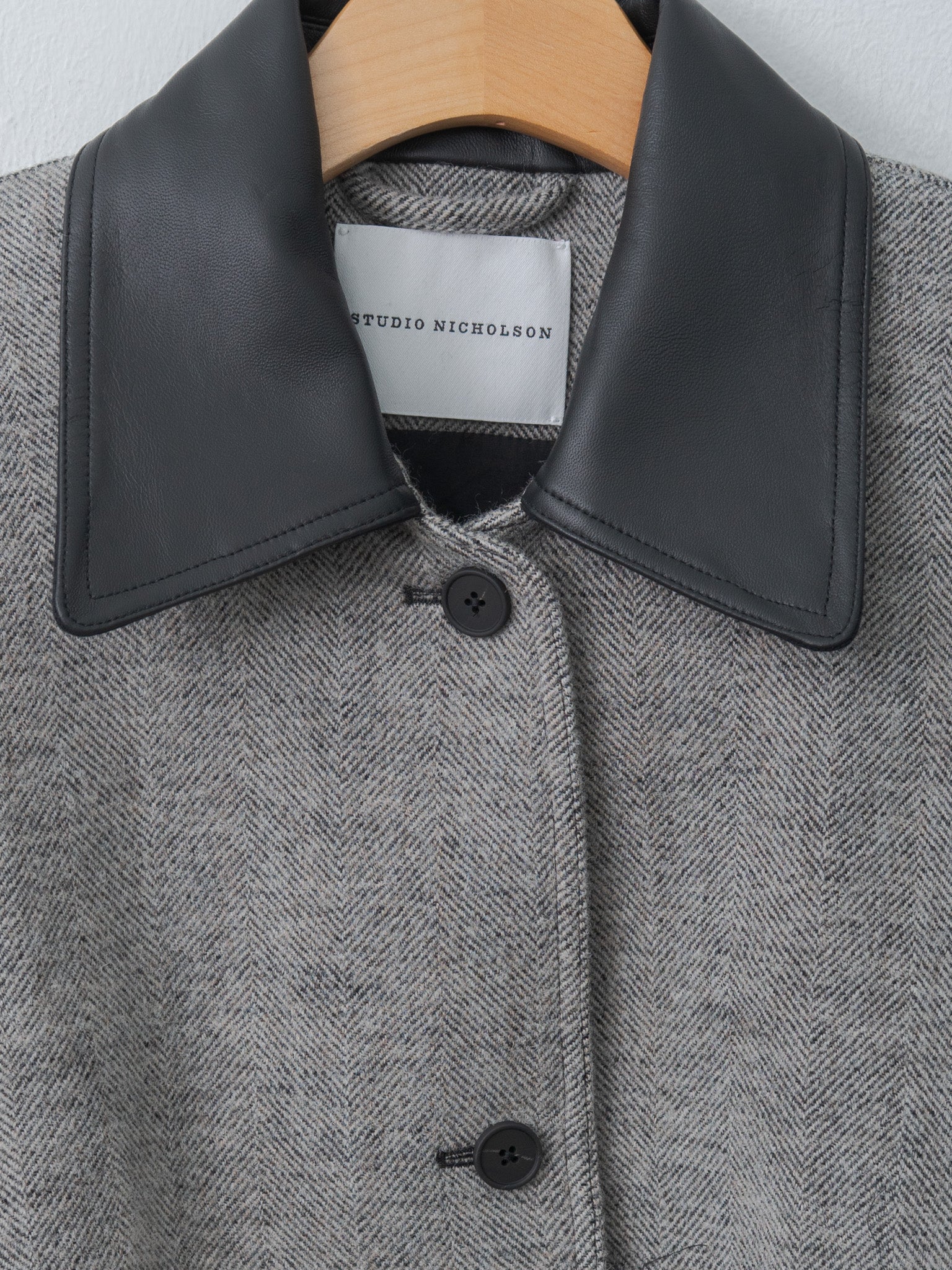 Namu Shop - Studio Nicholson Seberg Jacket - Black/White