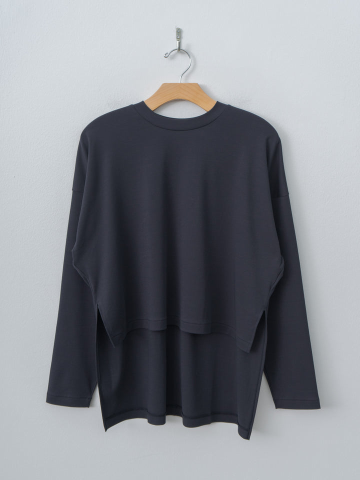 Namu Shop - Aton Fresca Smooth Oversized T-Shirt - Navy