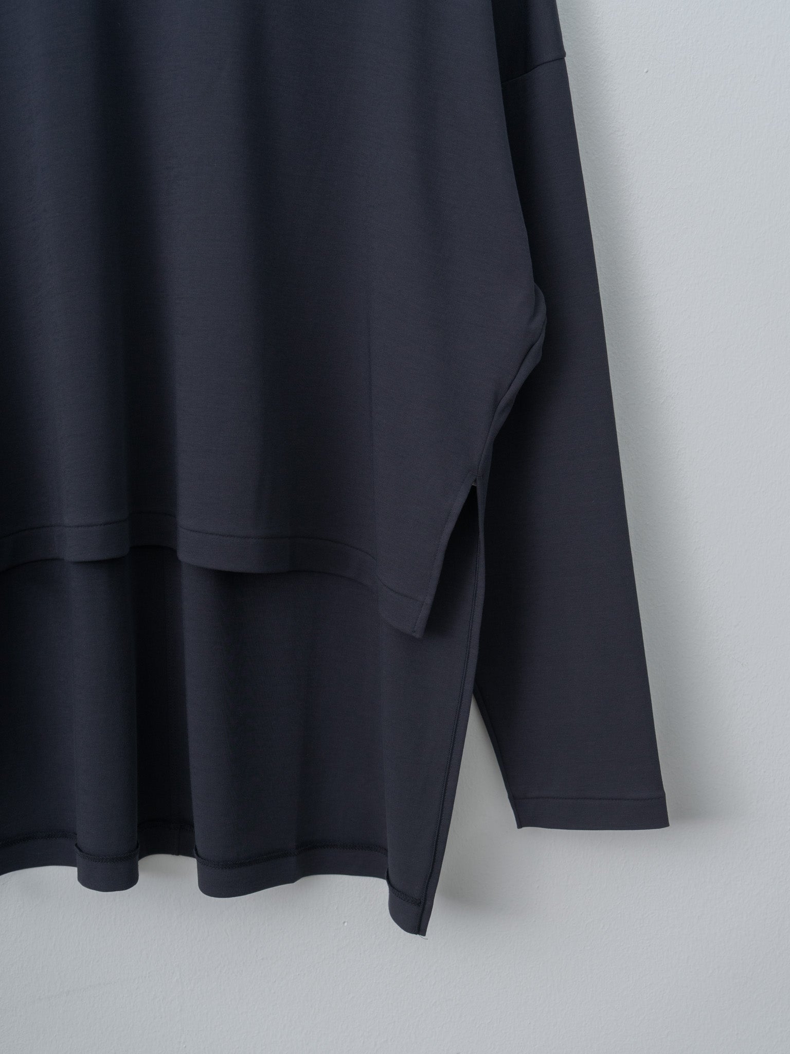 Namu Shop - Aton Fresca Smooth Oversized T-Shirt - Navy