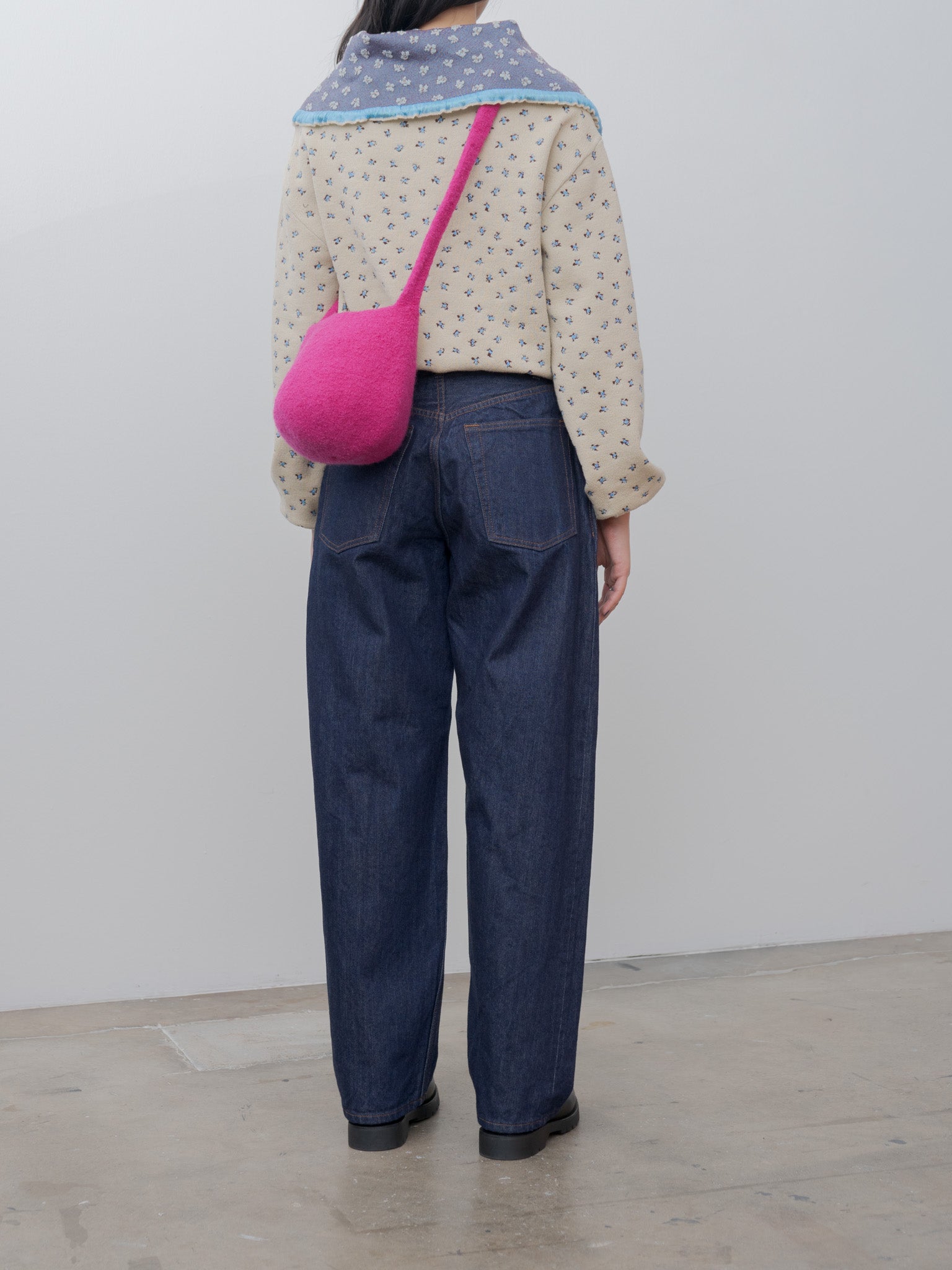 Namu Shop - Cecilie Telle Long Strap Smallest Bucket Bag - Fuschia