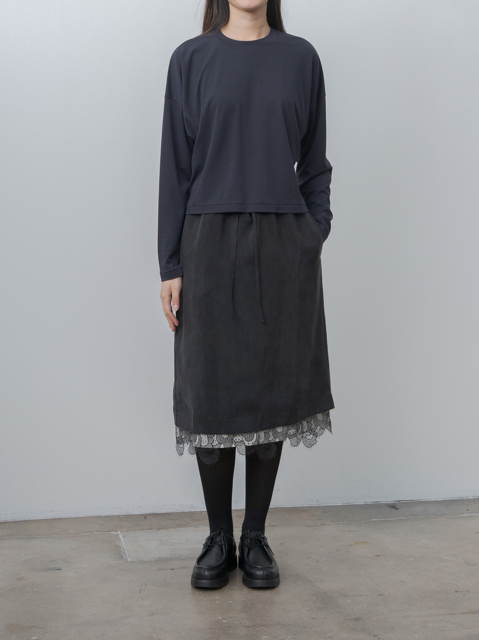 Namu Shop - Studio Nicholson Alder Skirt - Black