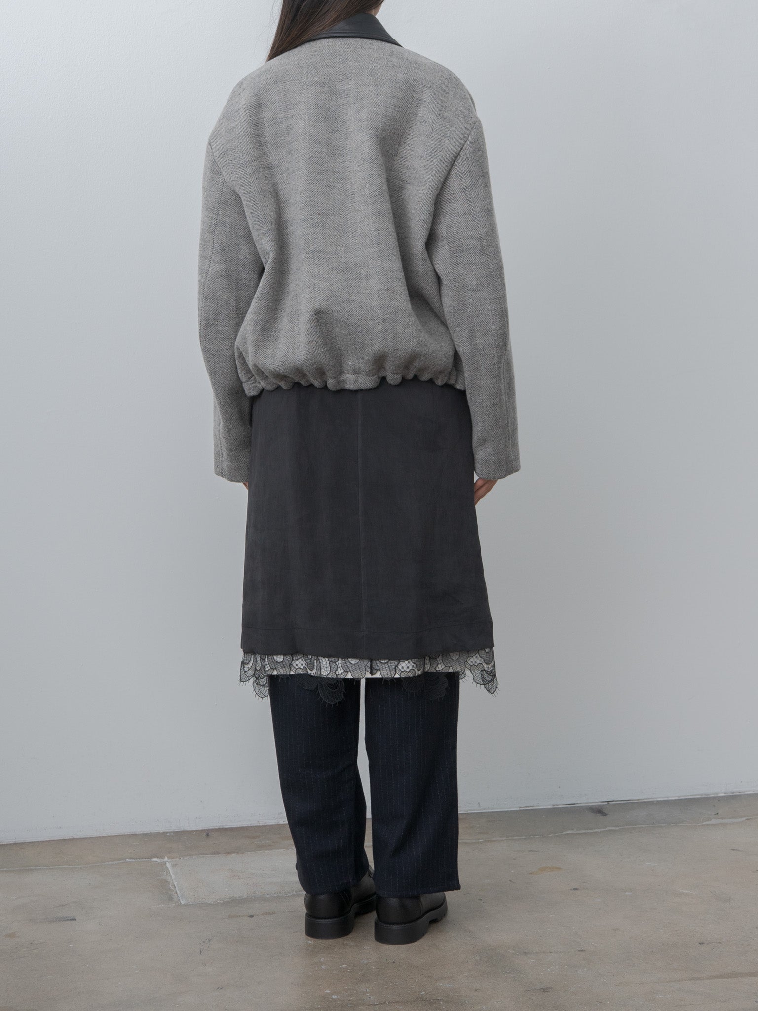 Namu Shop - Studio Nicholson Seberg Jacket - Black/White