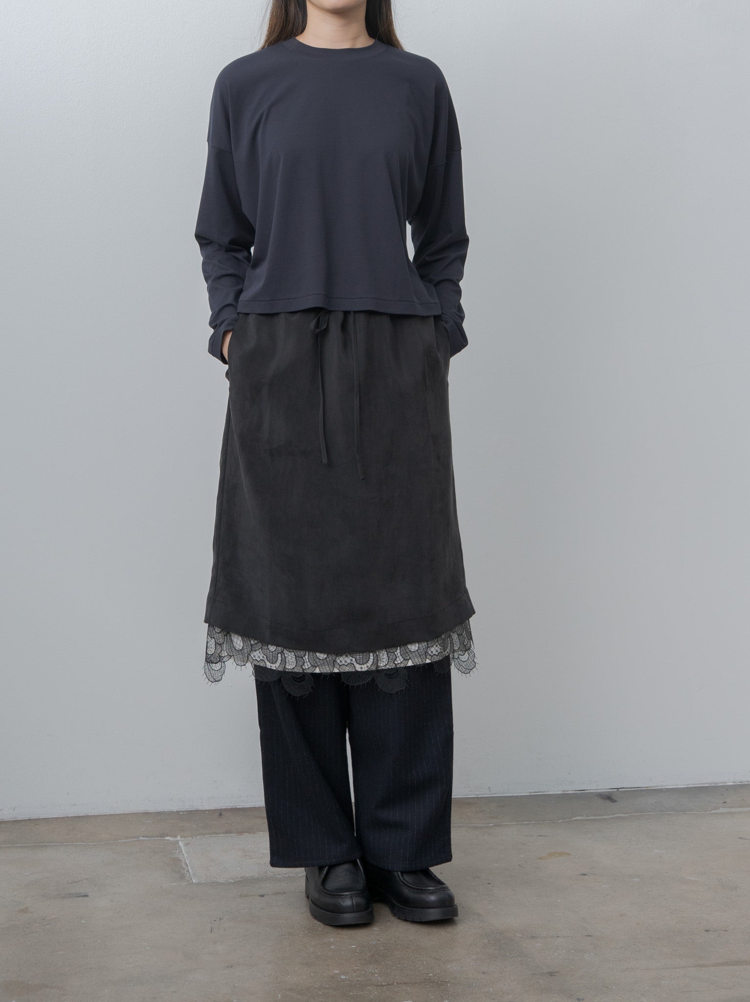 Namu Shop - Studio Nicholson Alder Skirt - Black