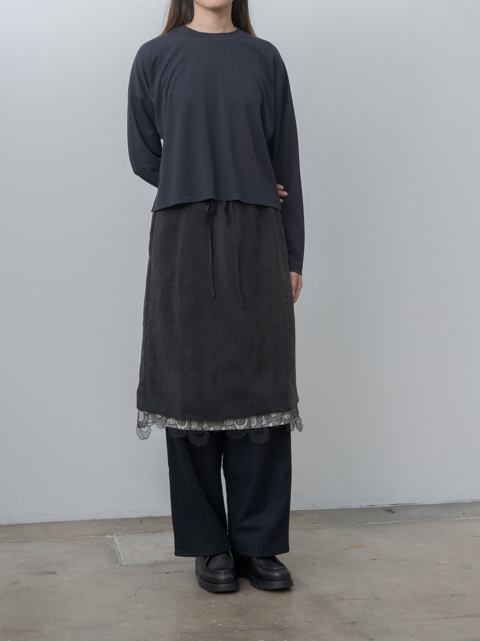 Namu Shop - Studio Nicholson Alder Skirt - Black