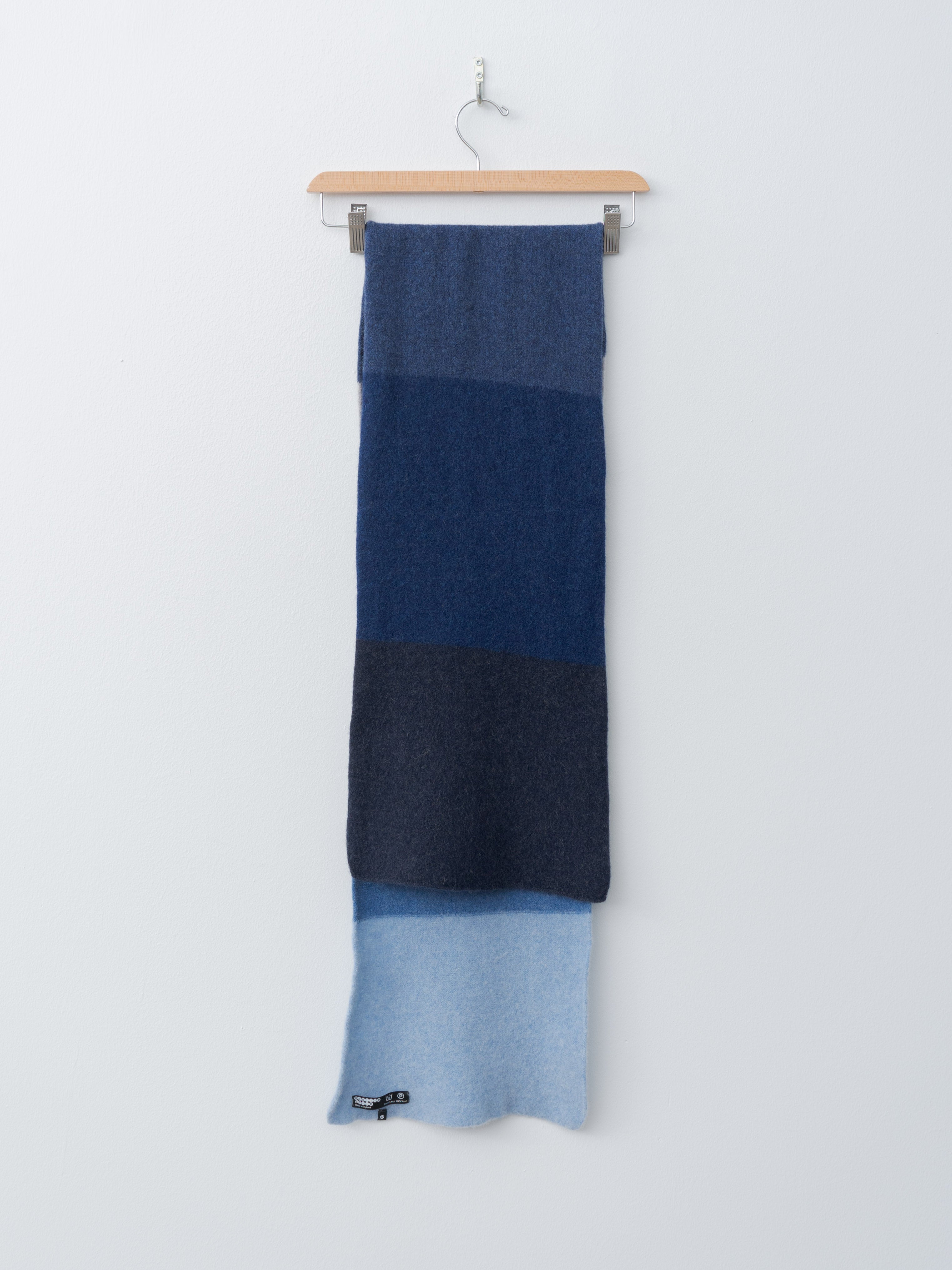 Namu Shop - Cecilie Telle Block Scarf - Blues