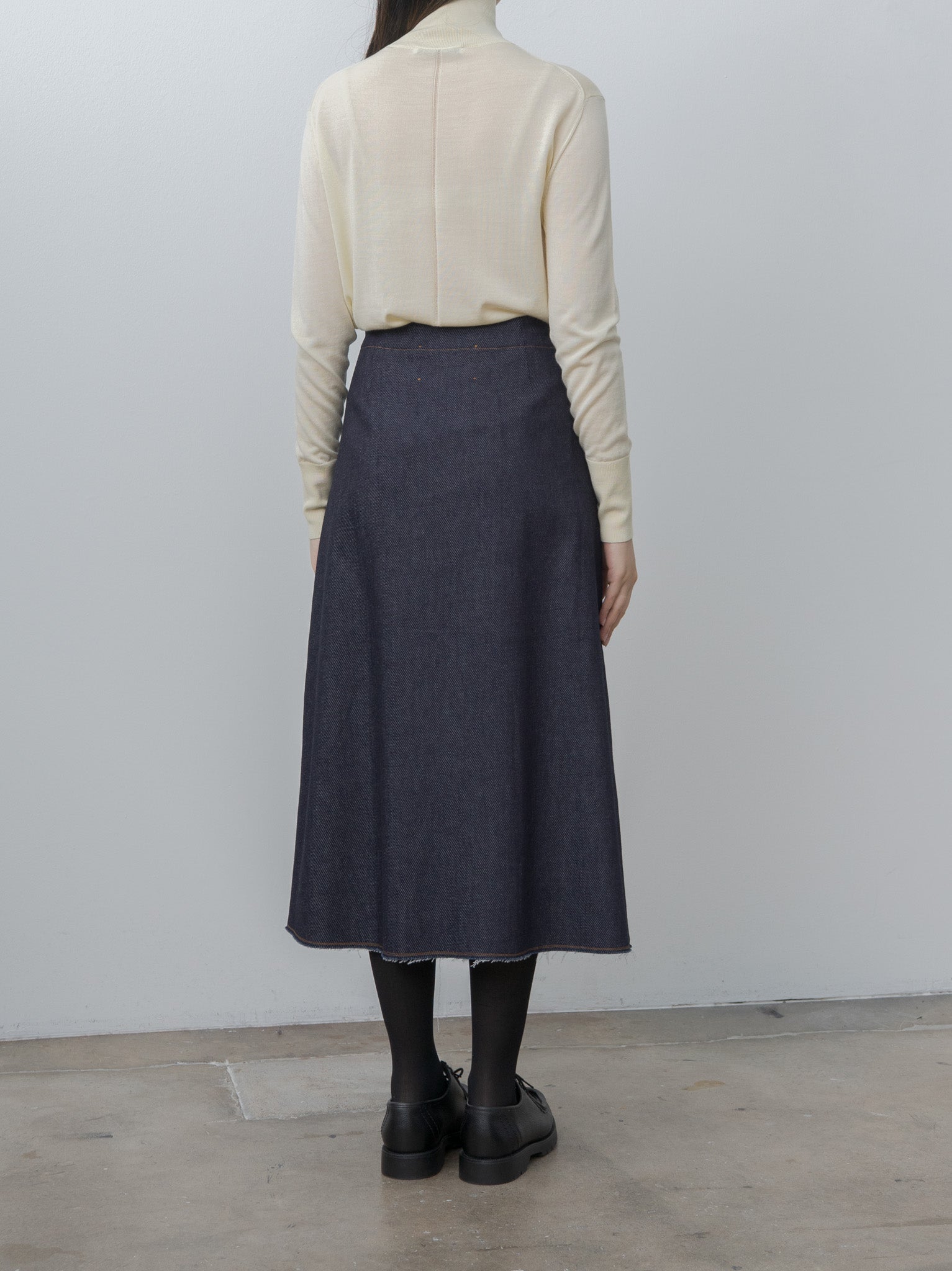 Namu Shop - Eleph Soof Skirt - Navy Denim