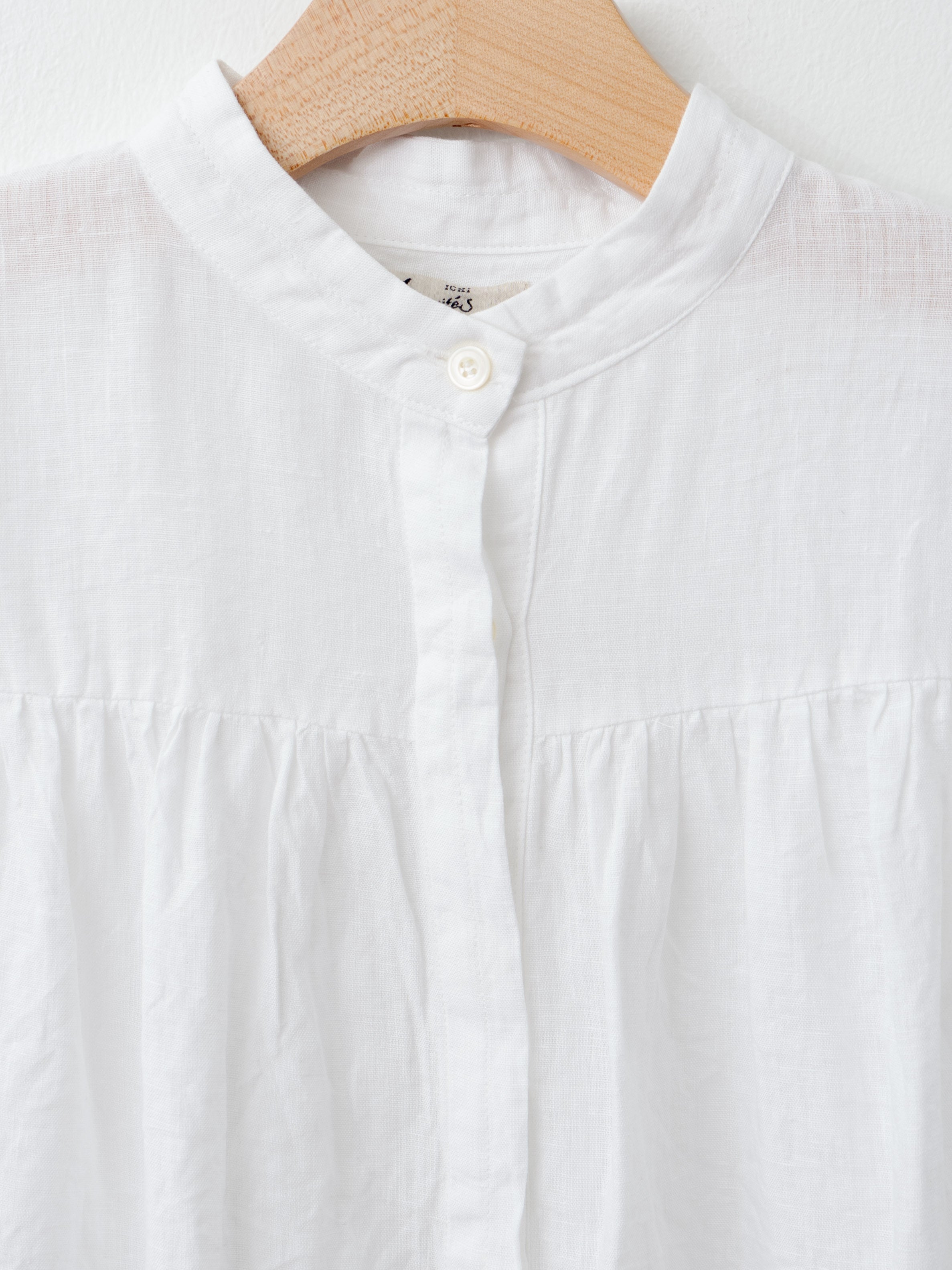 Namu Shop - Ichi Antiquites Linen Shirt - White