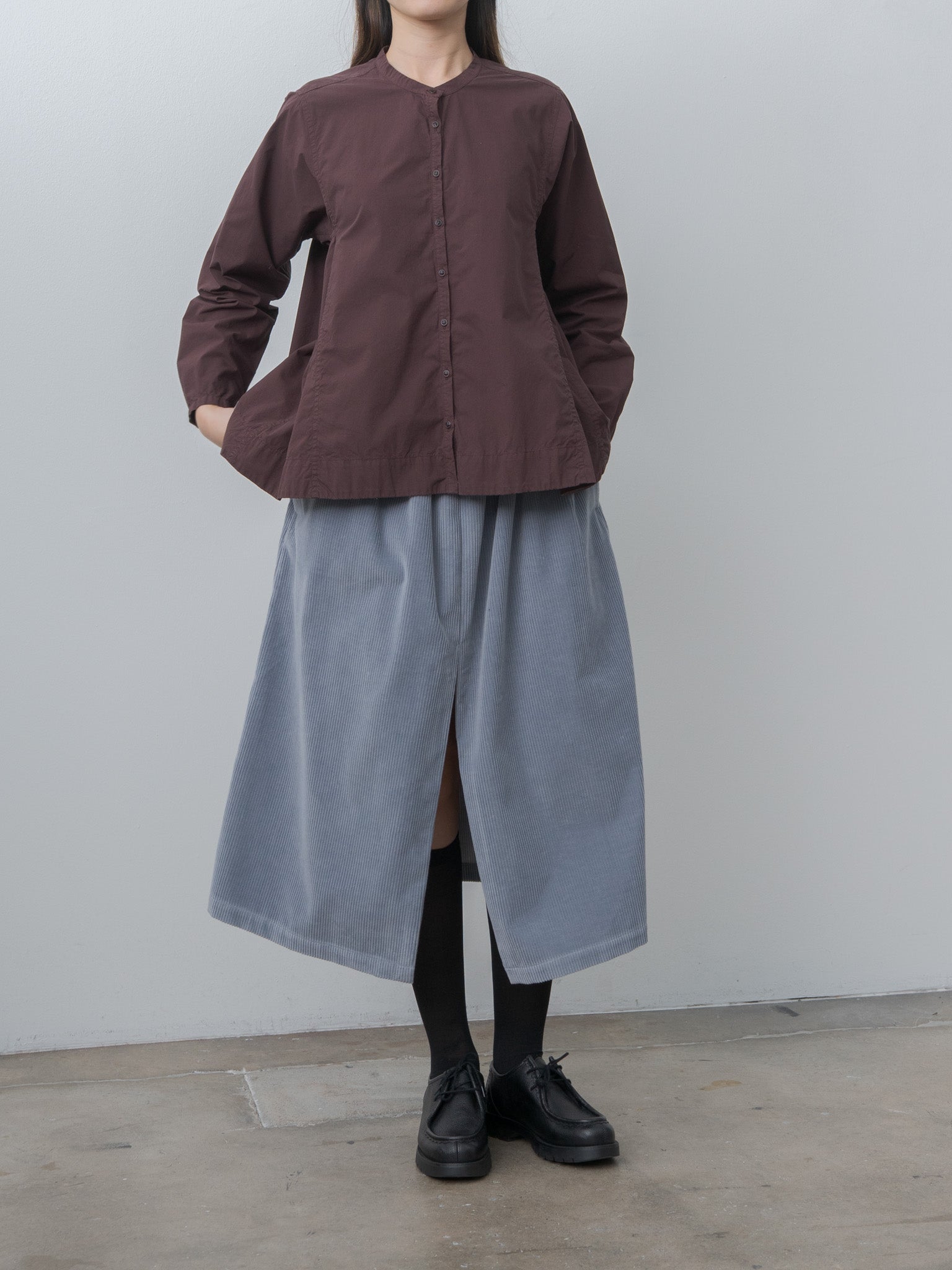 Namu Shop - Eleph Lucia Skirt - Light Blue Cord