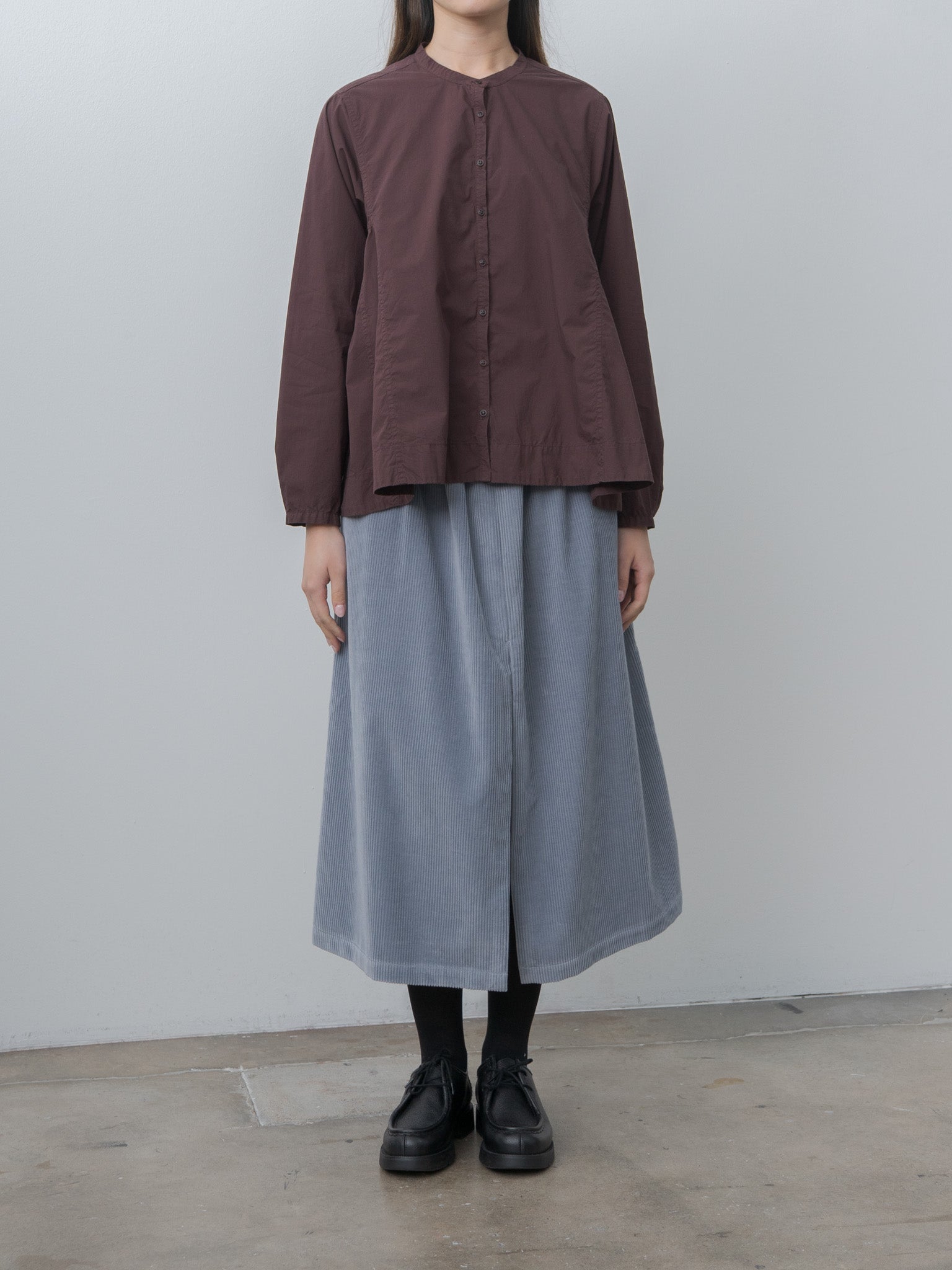 Namu Shop - Eleph Lucia Skirt - Light Blue Cord