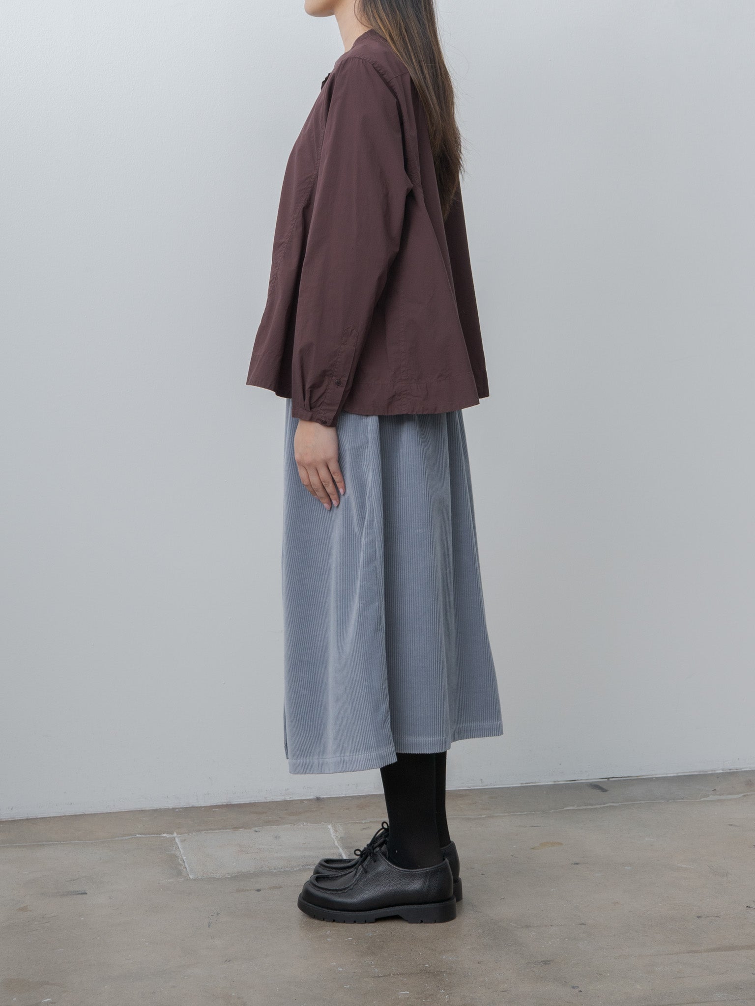 Namu Shop - Eleph Lucia Skirt - Light Blue Cord