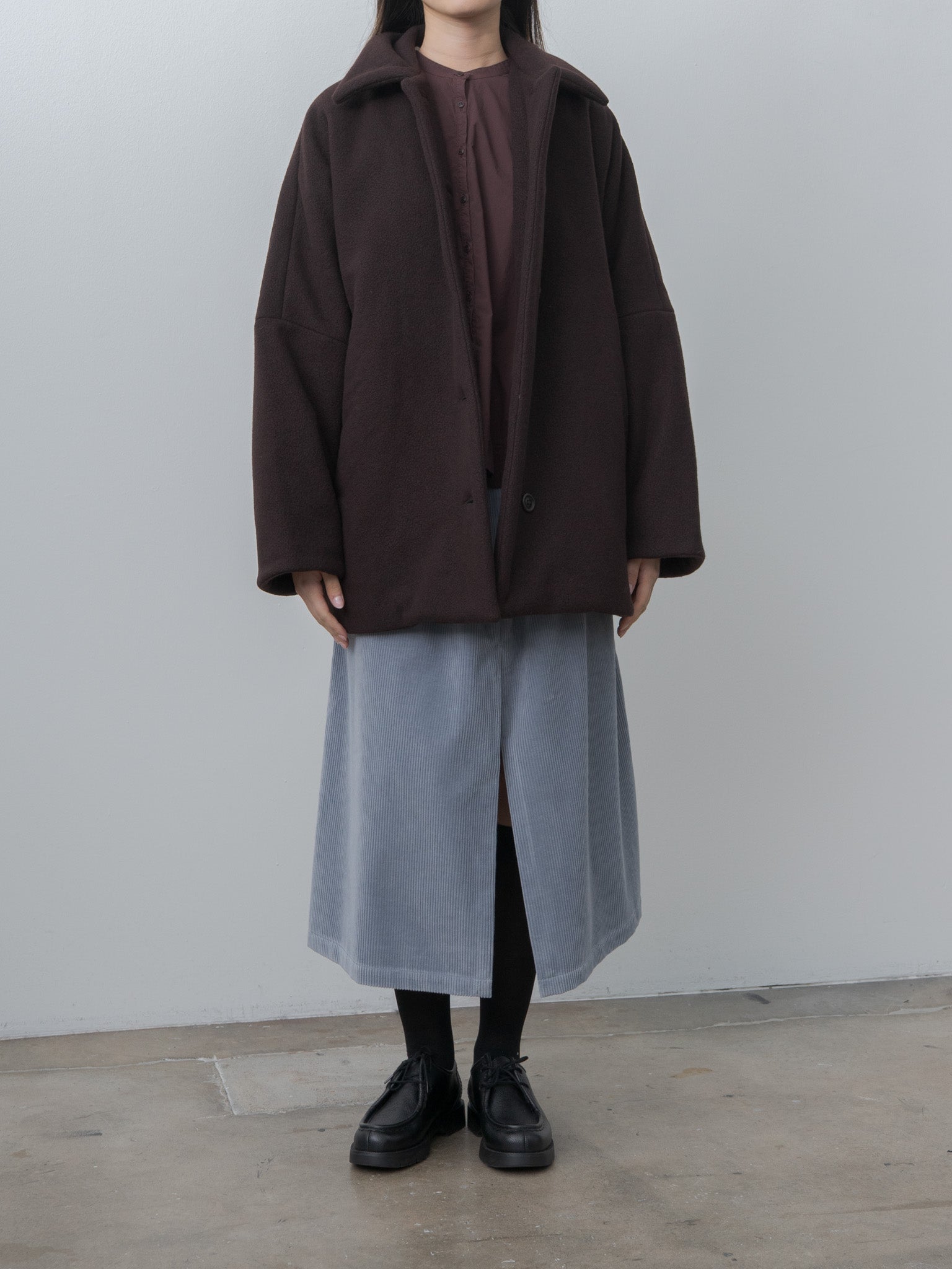 Namu Shop - Eleph Lucia Skirt - Light Blue Cord