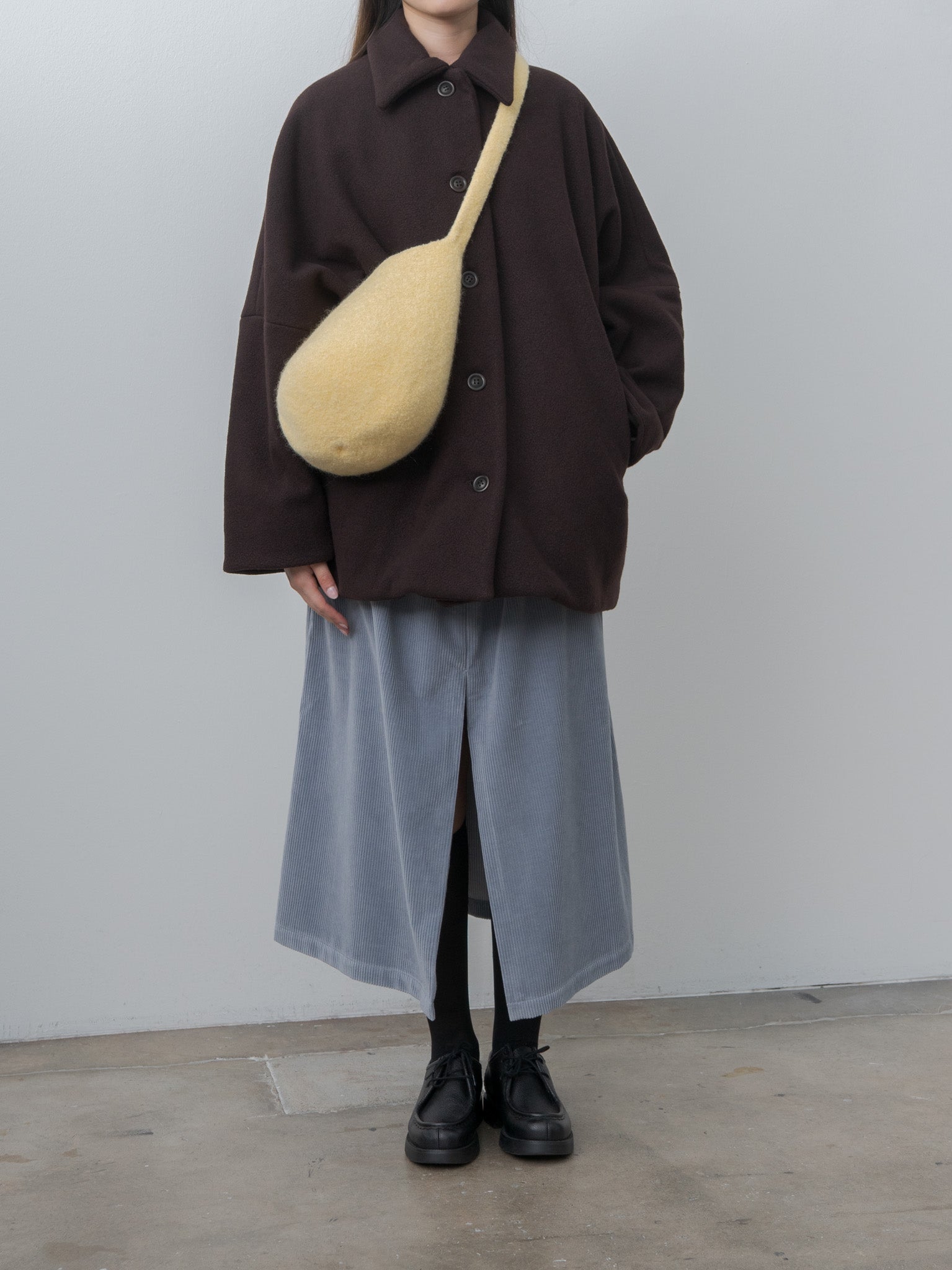 Namu Shop - Eleph Lucia Skirt - Light Blue Cord