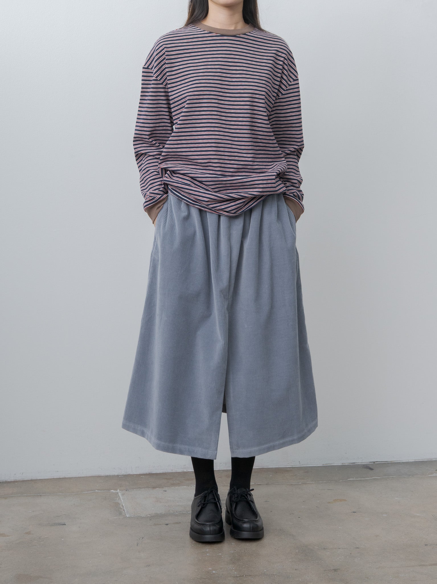 Namu Shop - Eleph Lucia Skirt - Light Blue Cord
