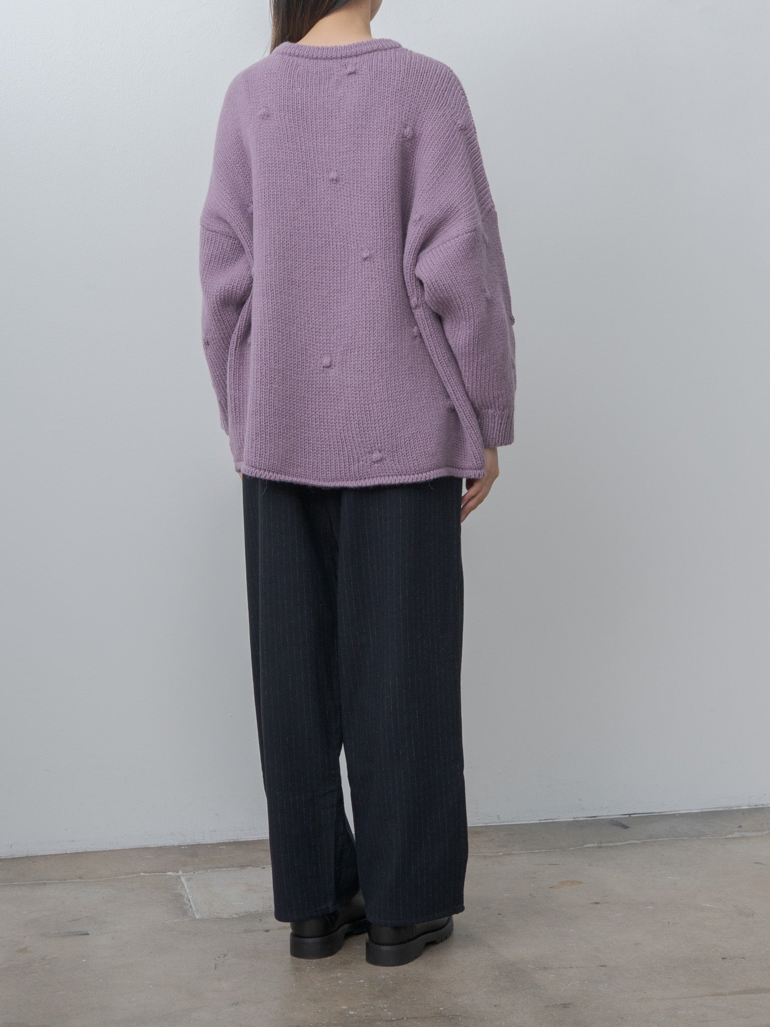 Namu Shop - Eleph Luce Trouser - Black Pinstripe