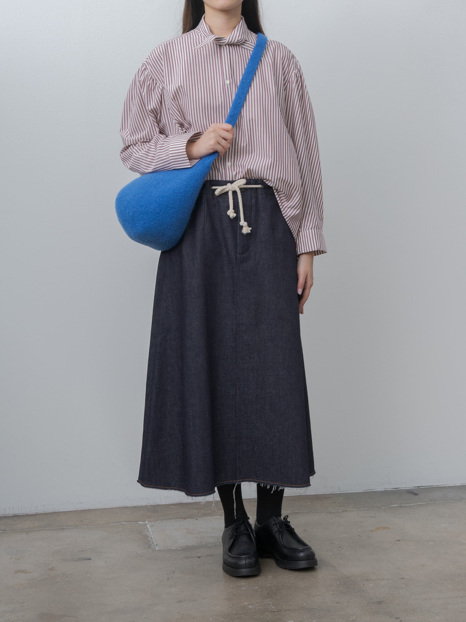 Namu Shop - Eleph Soof Skirt - Navy Denim