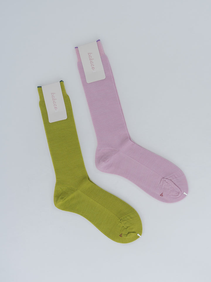 Namu Shop - Babaco Wool Fine Ribbed Socks