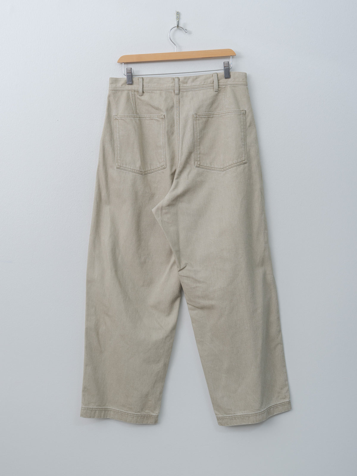 Namu Shop - Yleve Sun-Faded Cotton Twill Pants - Sage, Moca
