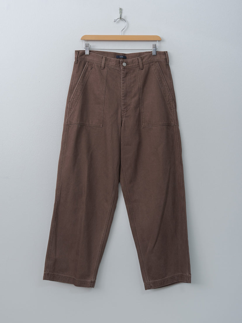 Namu Shop - Yleve Sun-Faded Cotton Twill Pants - Sage, Moca