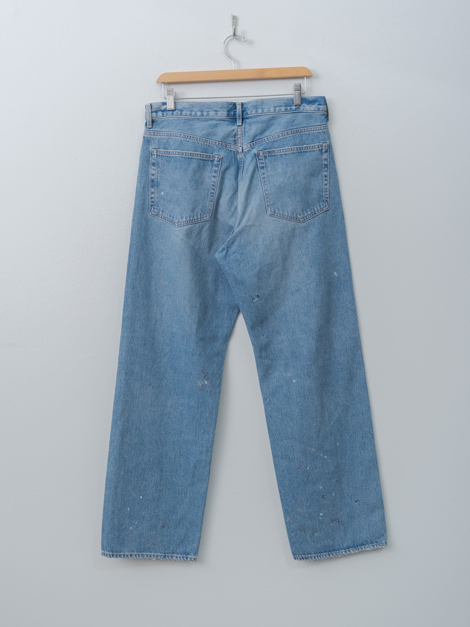 Namu Shop - Yleve Used-Finished 13.5oz Straight Denim - Indigo