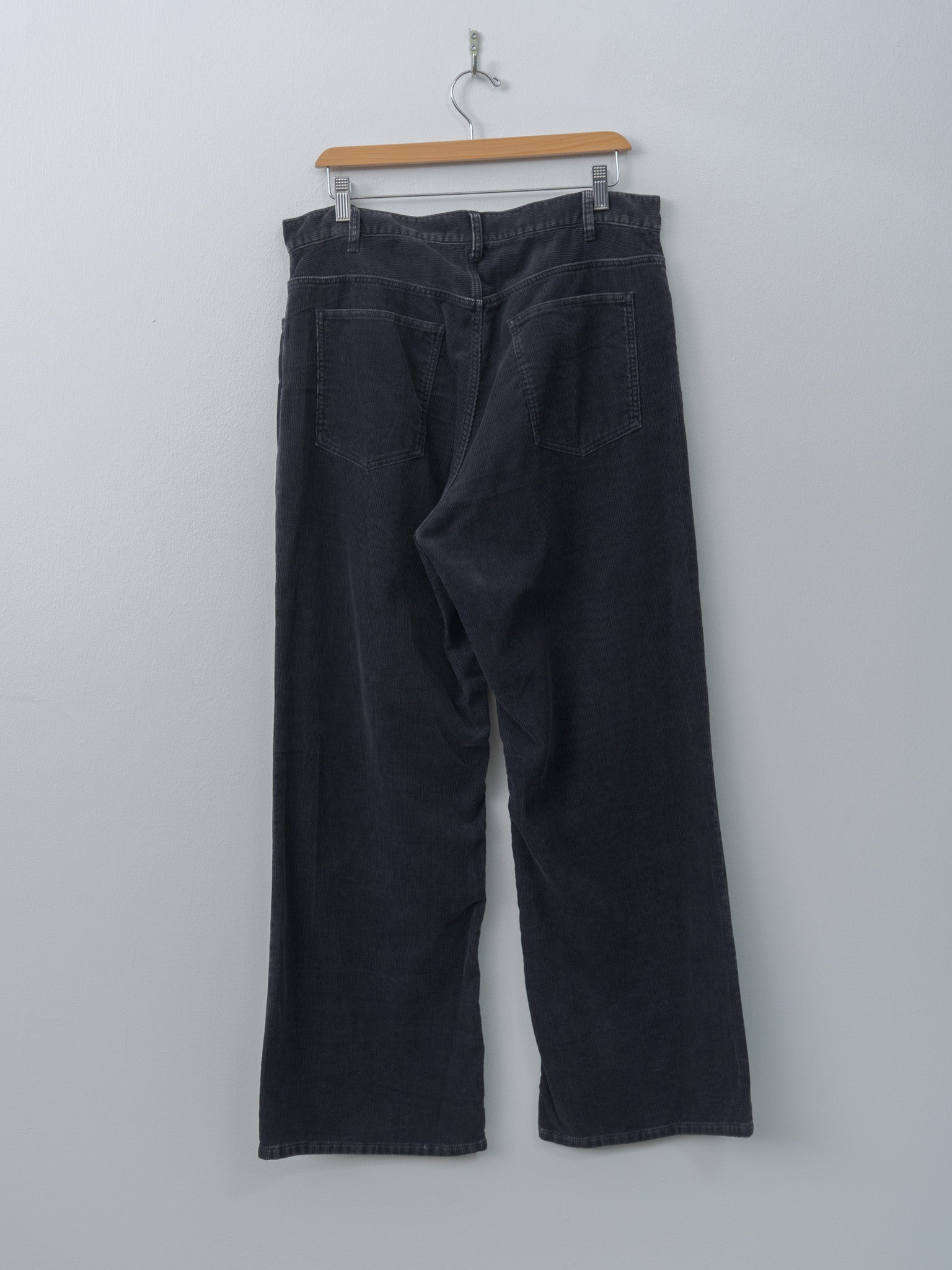 Namu Shop - Yleve Sulfur-Dyed Bleached Corduroy Pants - Faded Brown, Faded Navy