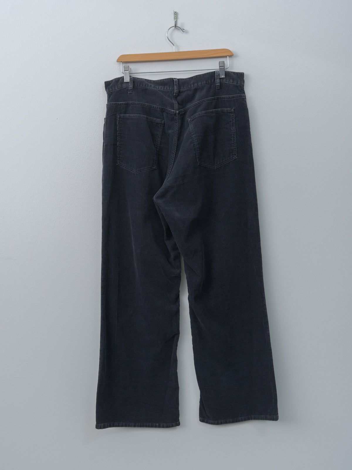 Namu Shop - Yleve Sulfur-Dyed Bleached Corduroy Pants - Faded Brown, Faded Navy