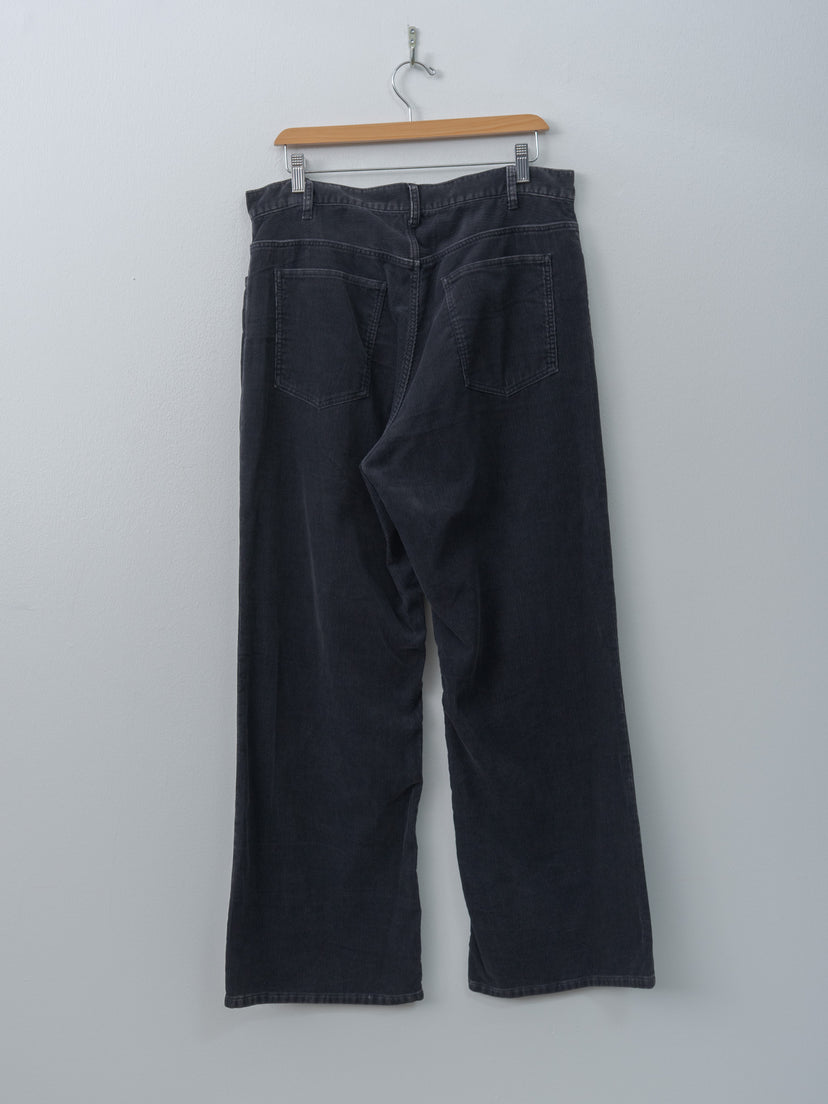 Namu Shop - Yleve Sulfur-Dyed Bleached Corduroy Pants - Faded Brown, Faded Navy