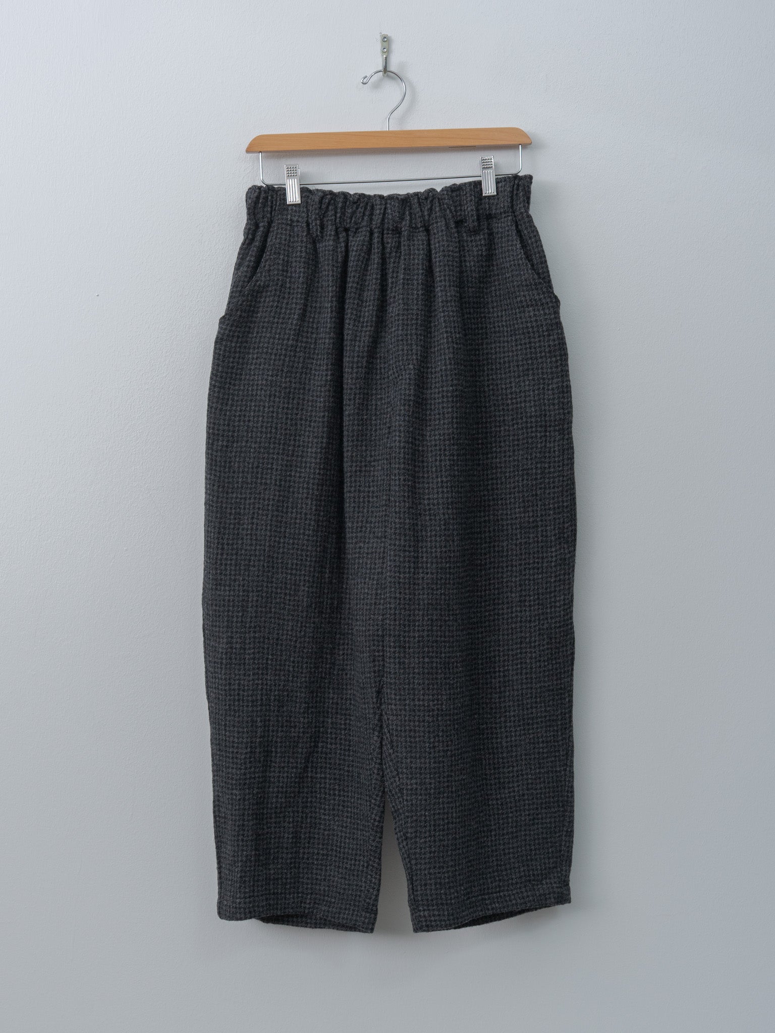Namu Shop - Ichi Antiquites Wool Gauze Houndstooth Pants