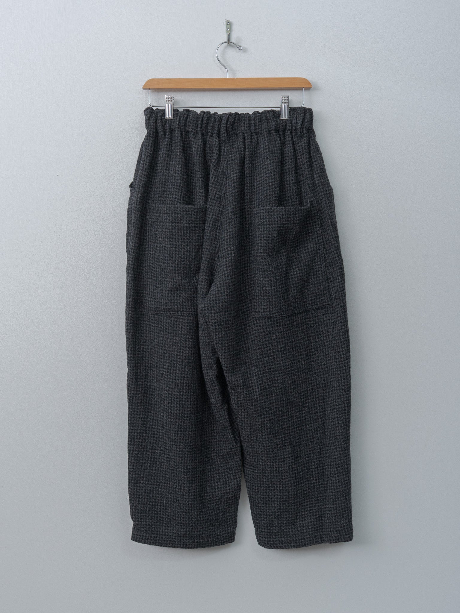 Namu Shop - Ichi Antiquites Wool Gauze Houndstooth Pants