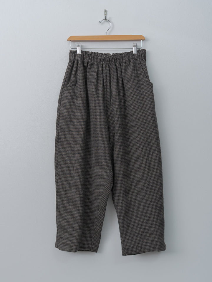 Namu Shop - Ichi Antiquites Wool Gauze Houndstooth Pants