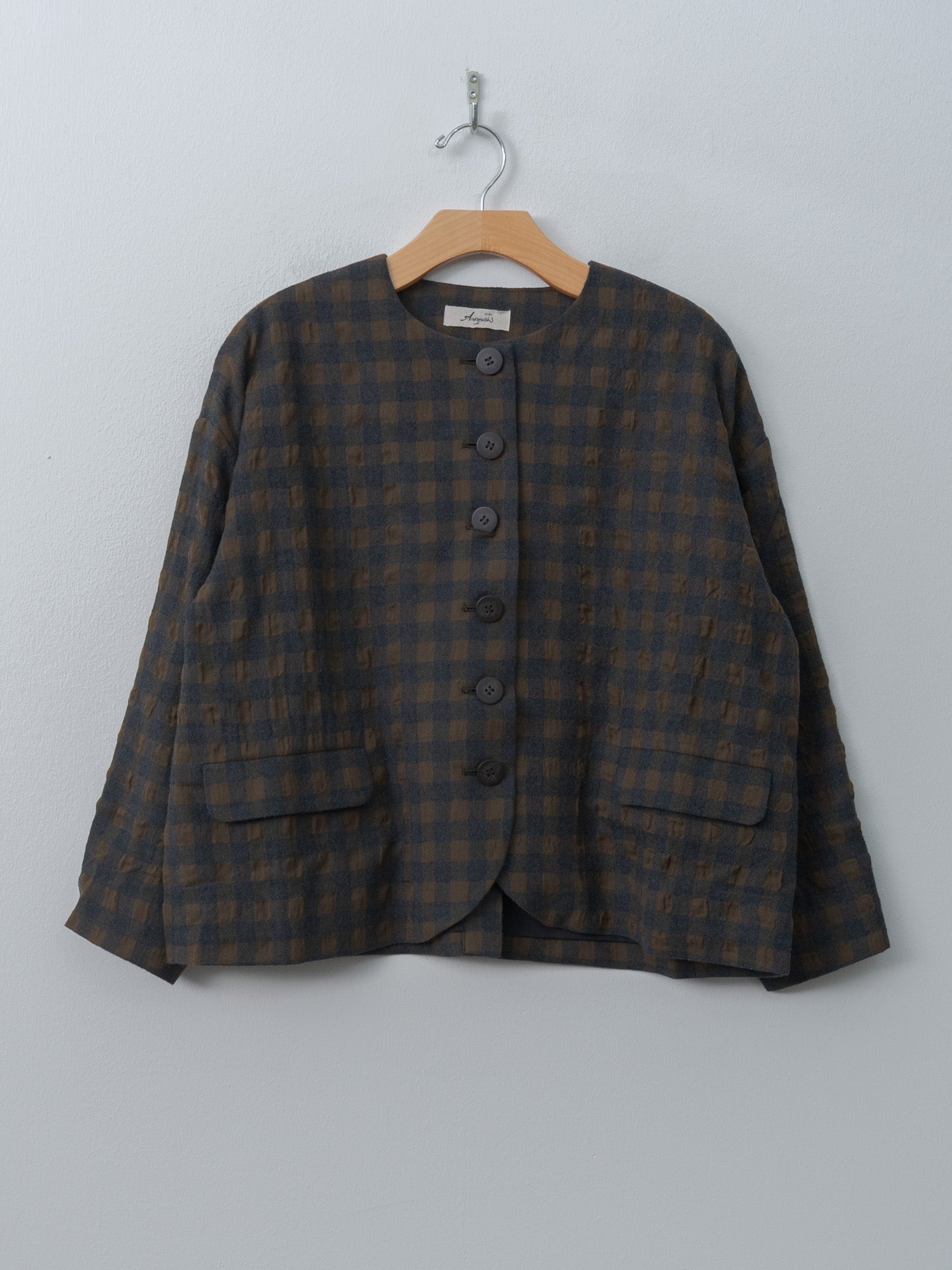 Namu Shop - Ichi Antiquites C/W Gingham Check Jacket