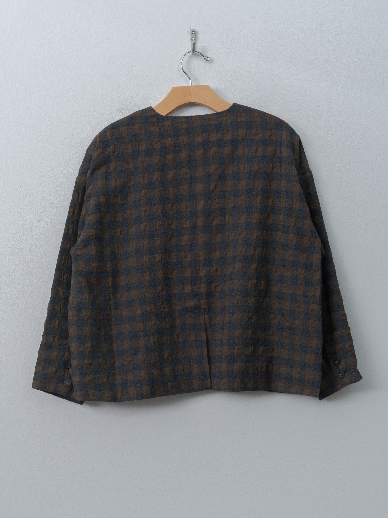 Namu Shop - Ichi Antiquites C/W Gingham Check Jacket