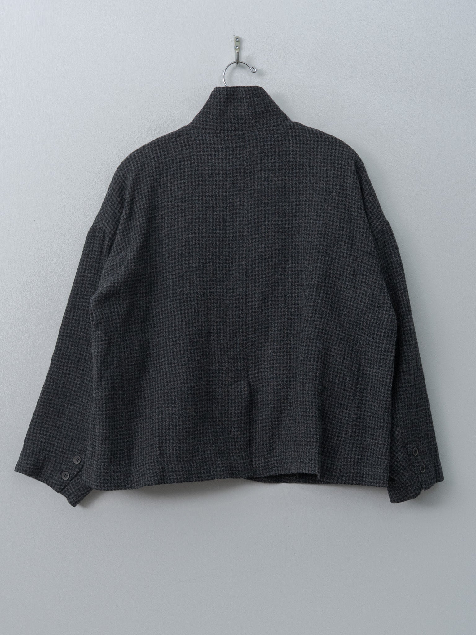 Namu Shop - Ichi Antiquites Wool Gauze Houndstooth Jacket