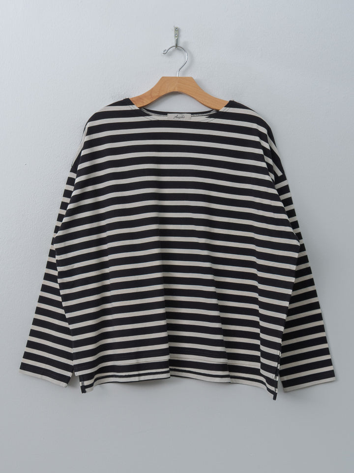 Namu Shop - Ichi Antiquites Cotton Stripe Pullover Tee