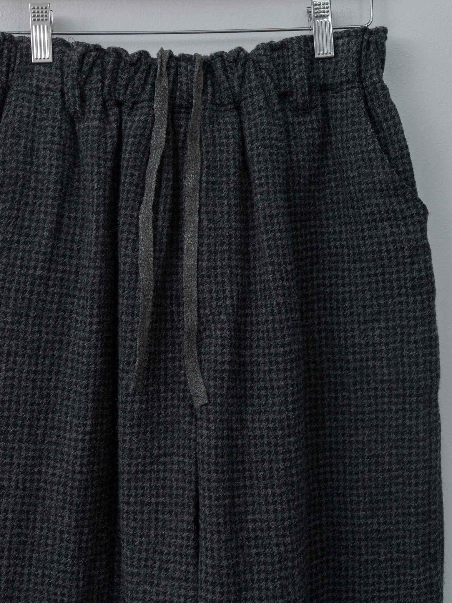 Namu Shop - Ichi Antiquites Wool Gauze Houndstooth Pants