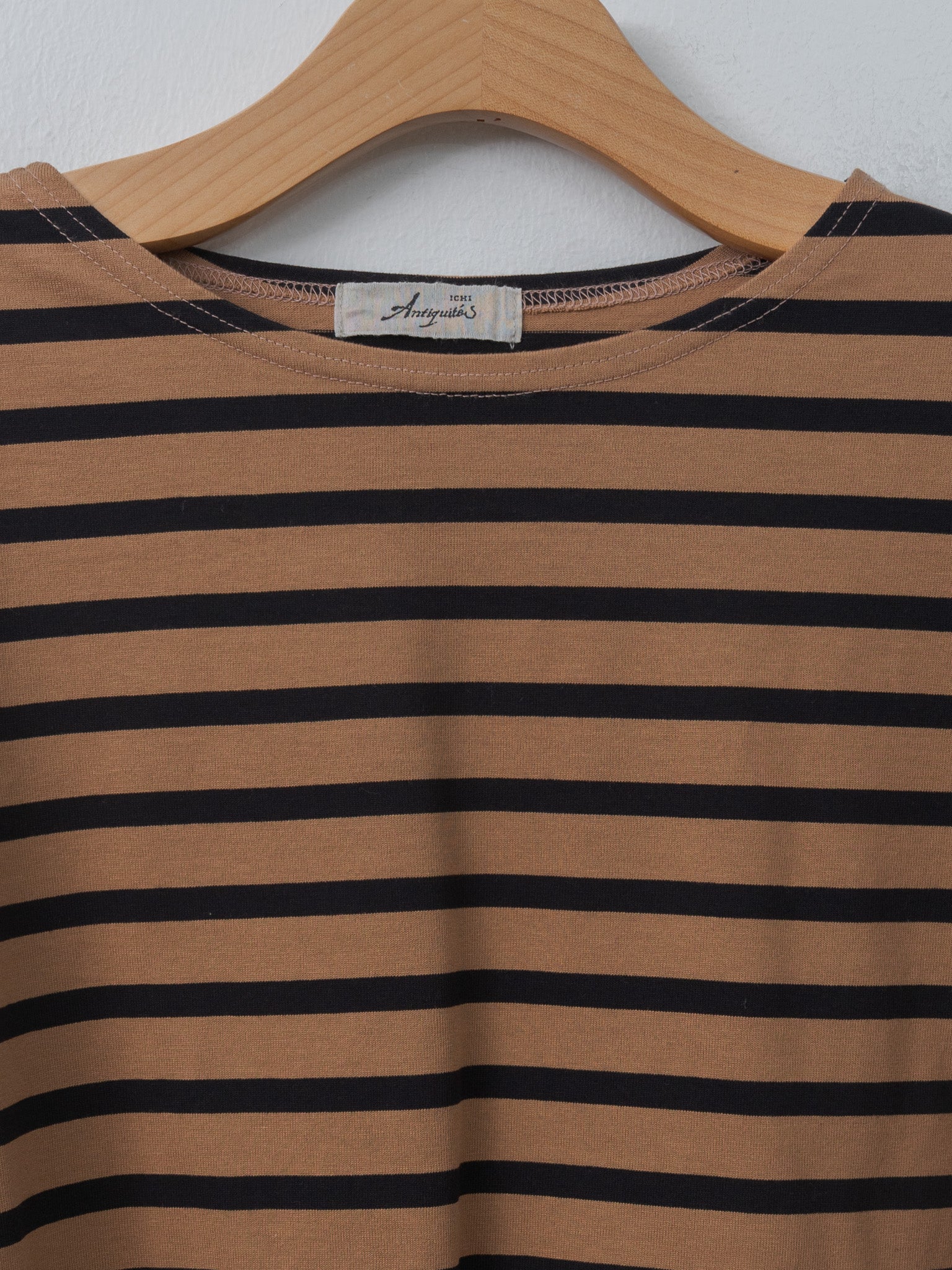 Namu Shop - Ichi Antiquites Cotton Stripe Pullover Tee