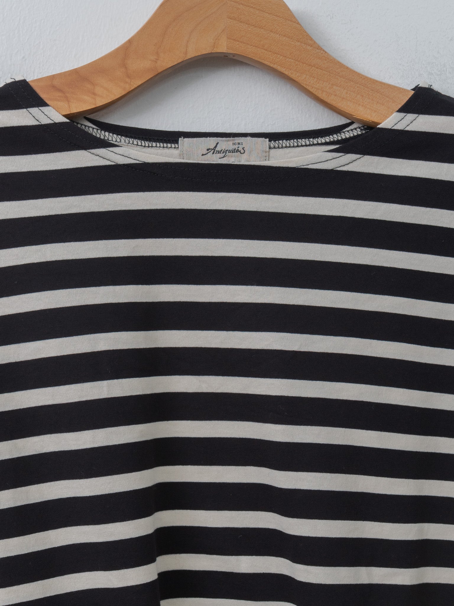 Namu Shop - Ichi Antiquites Cotton Stripe Pullover Tee