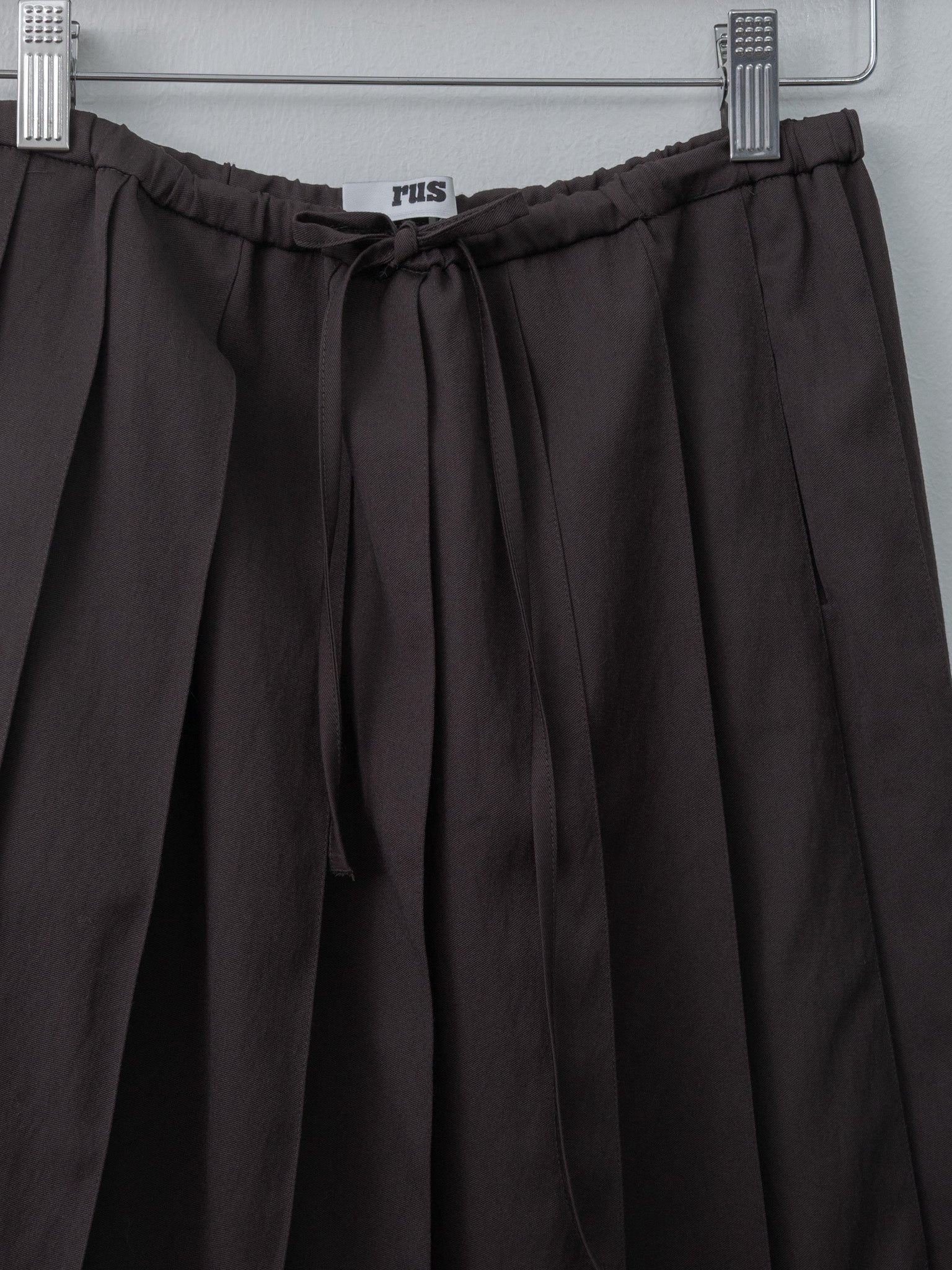 Namu Shop - Rus KENBAN Skirt - Chocolate