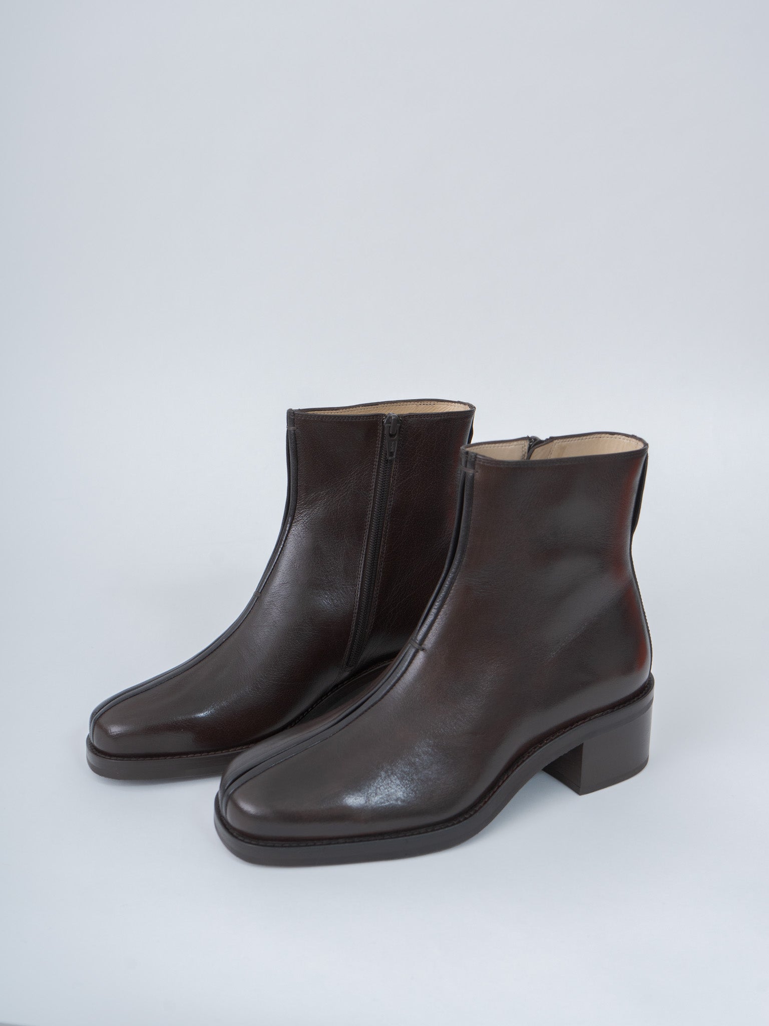 Namu Shop - Lemaire Piped Boots 40 - Dark Brown