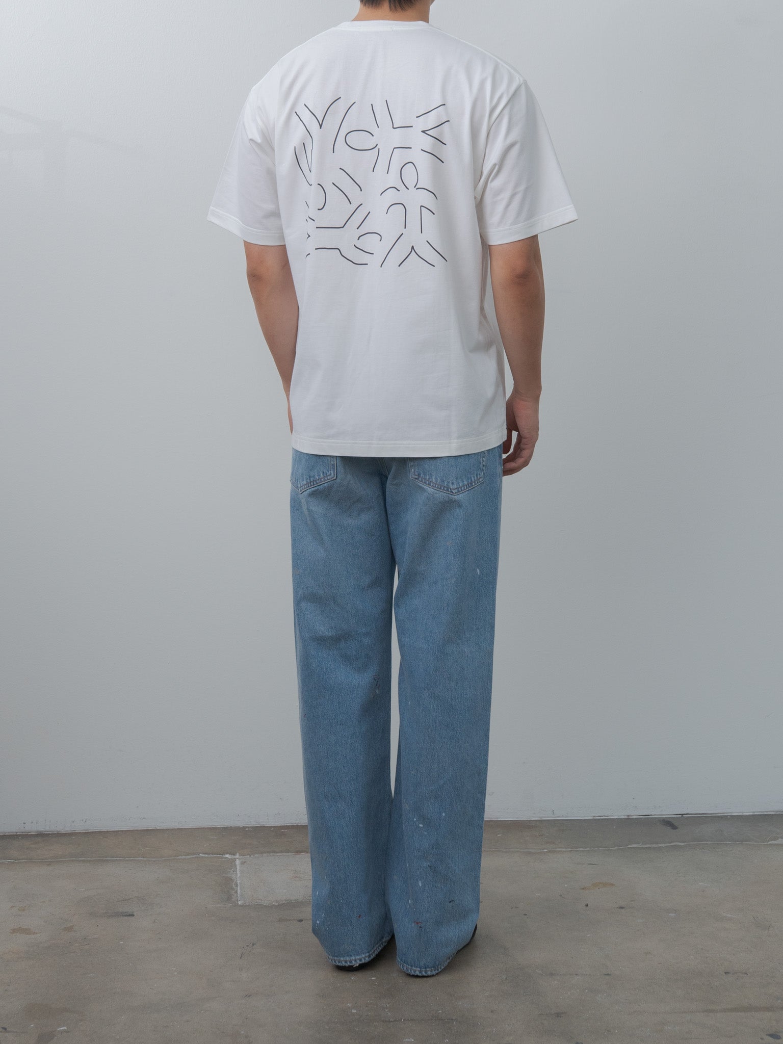 Namu Shop - Yleve Used-Finished 13.5oz Straight Denim - Indigo