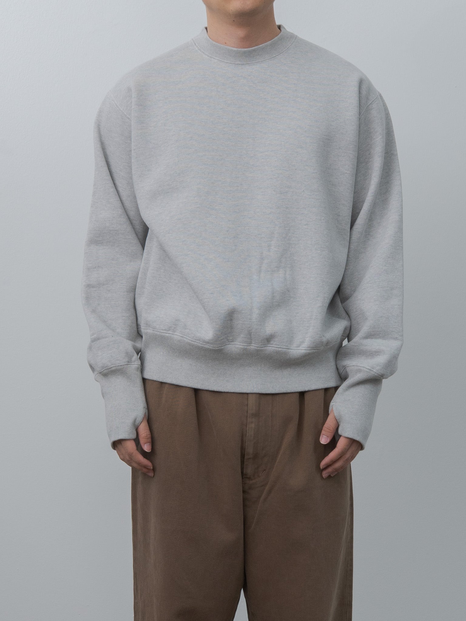 Namu Shop - Unlikely Simple Sweat Crew "NORTH WEST"