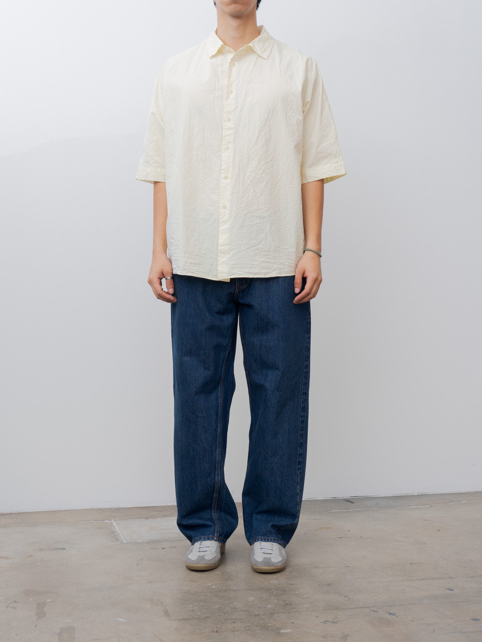 Waga Short Sleeve Shirt L COT - Natural