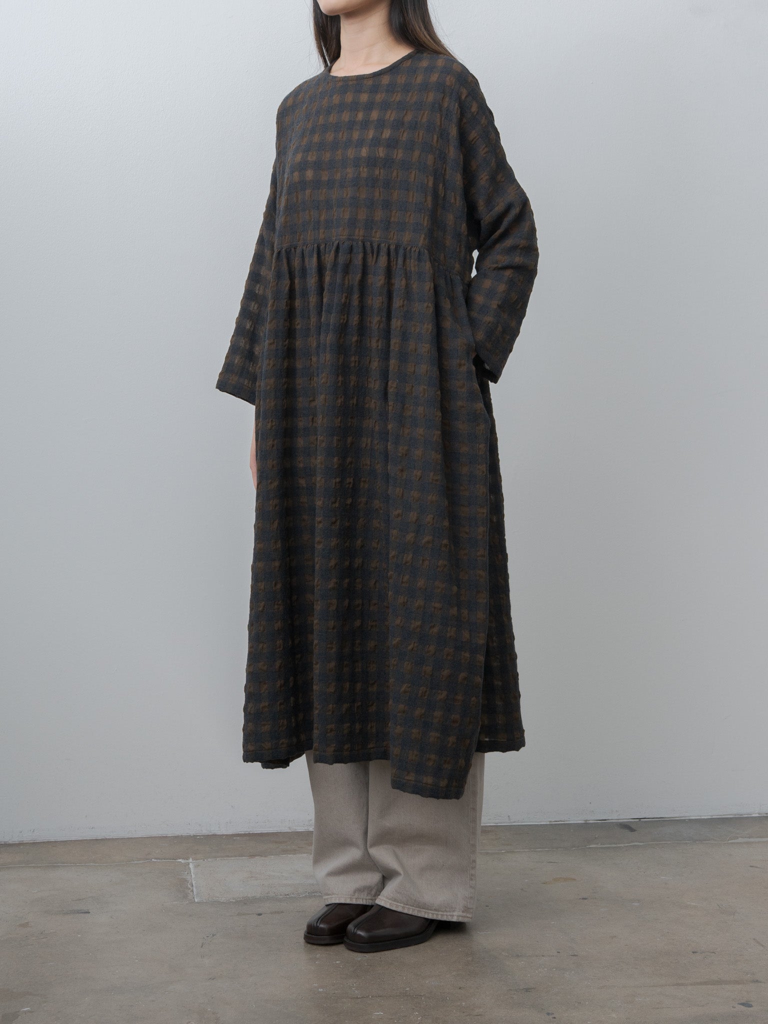 Namu Shop - Ichi Antiquites C/W Gingham Check Dress