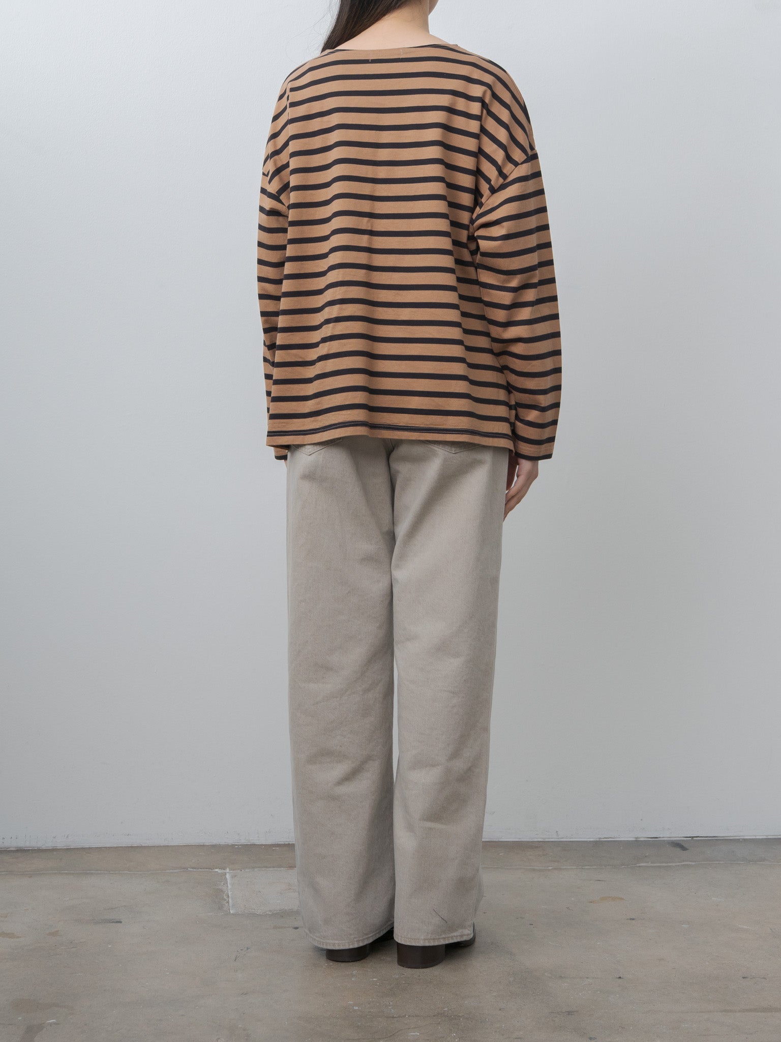 Namu Shop - Ichi Antiquites Cotton Stripe Pullover Tee