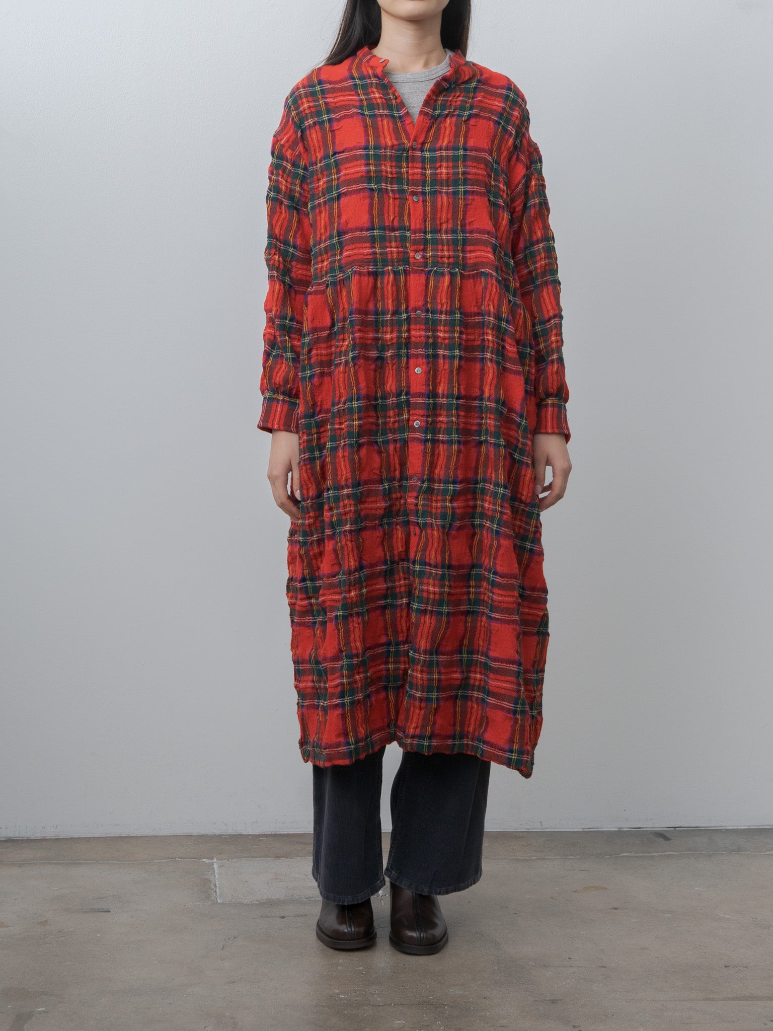 Namu Shop - Ichi Antiquites C/W Tartan Check Dress