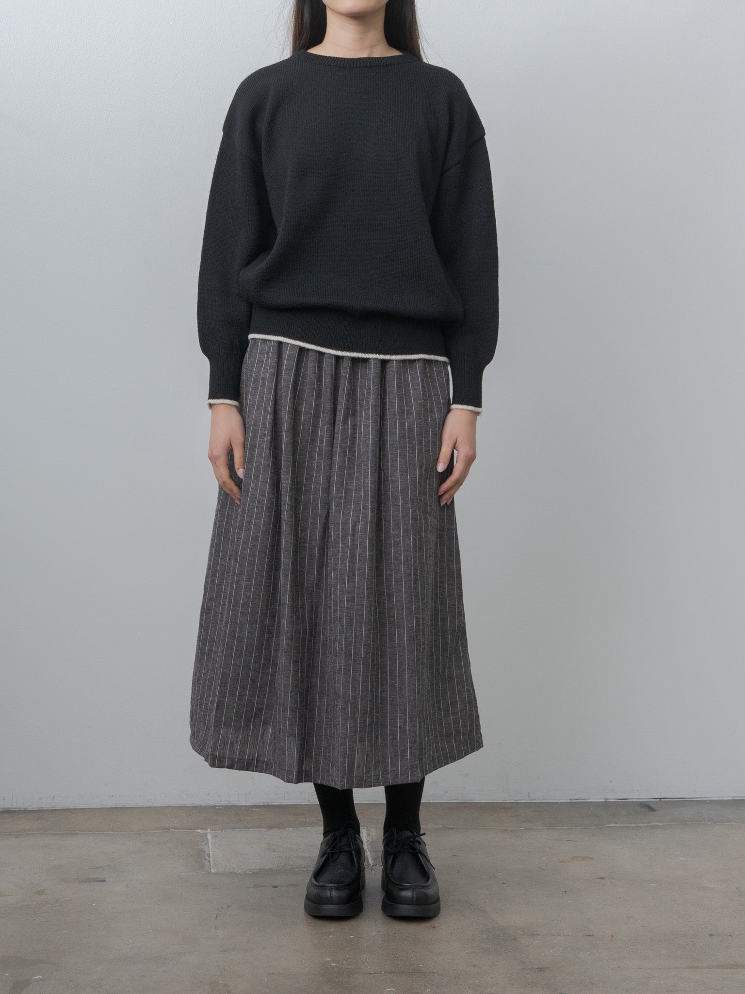 Namu Shop - Ichi Antiquites Pinstripe Skirt