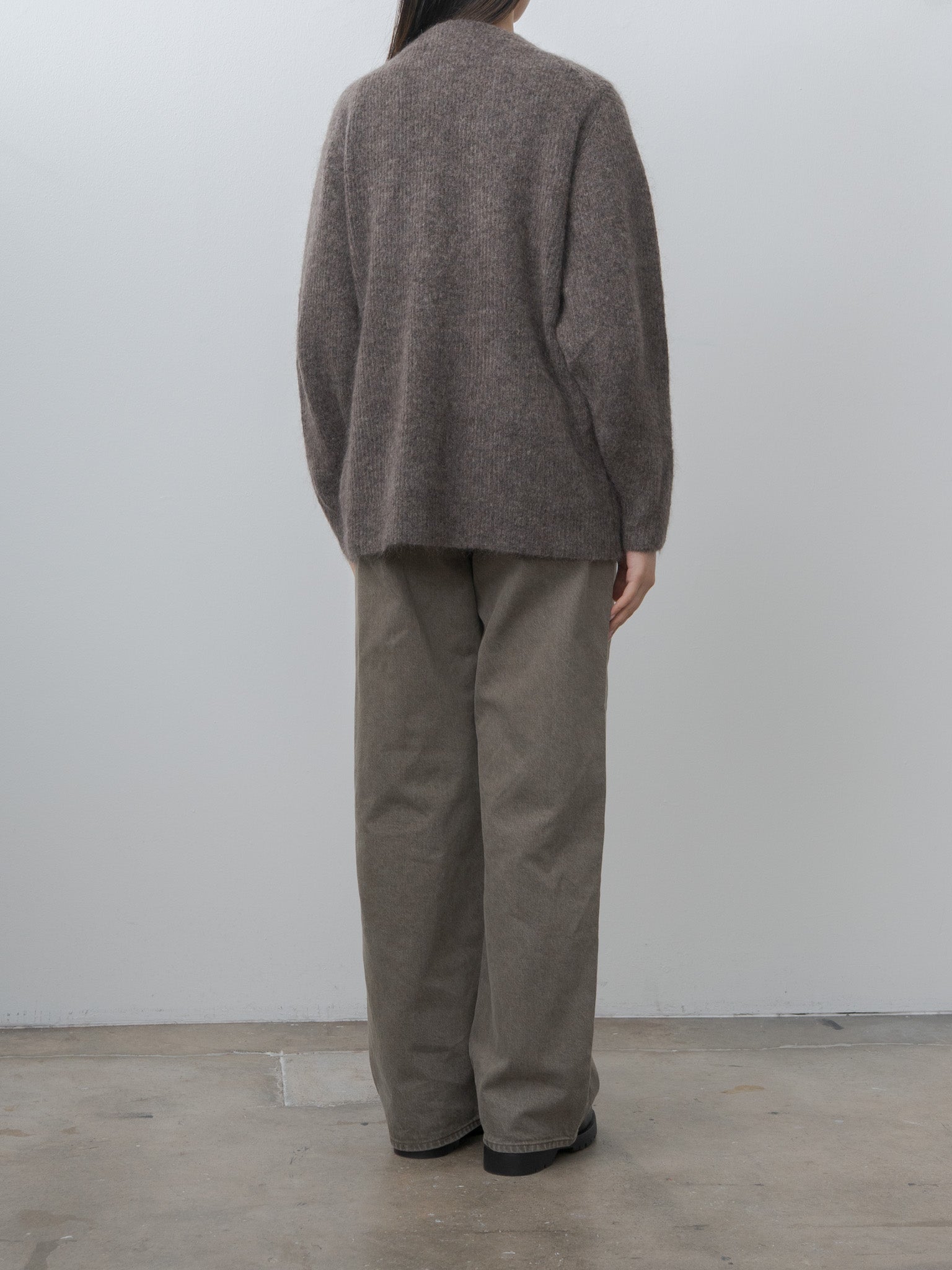 Namu Shop - Sayaka Davis Mohair Cardigan - Ash Brown