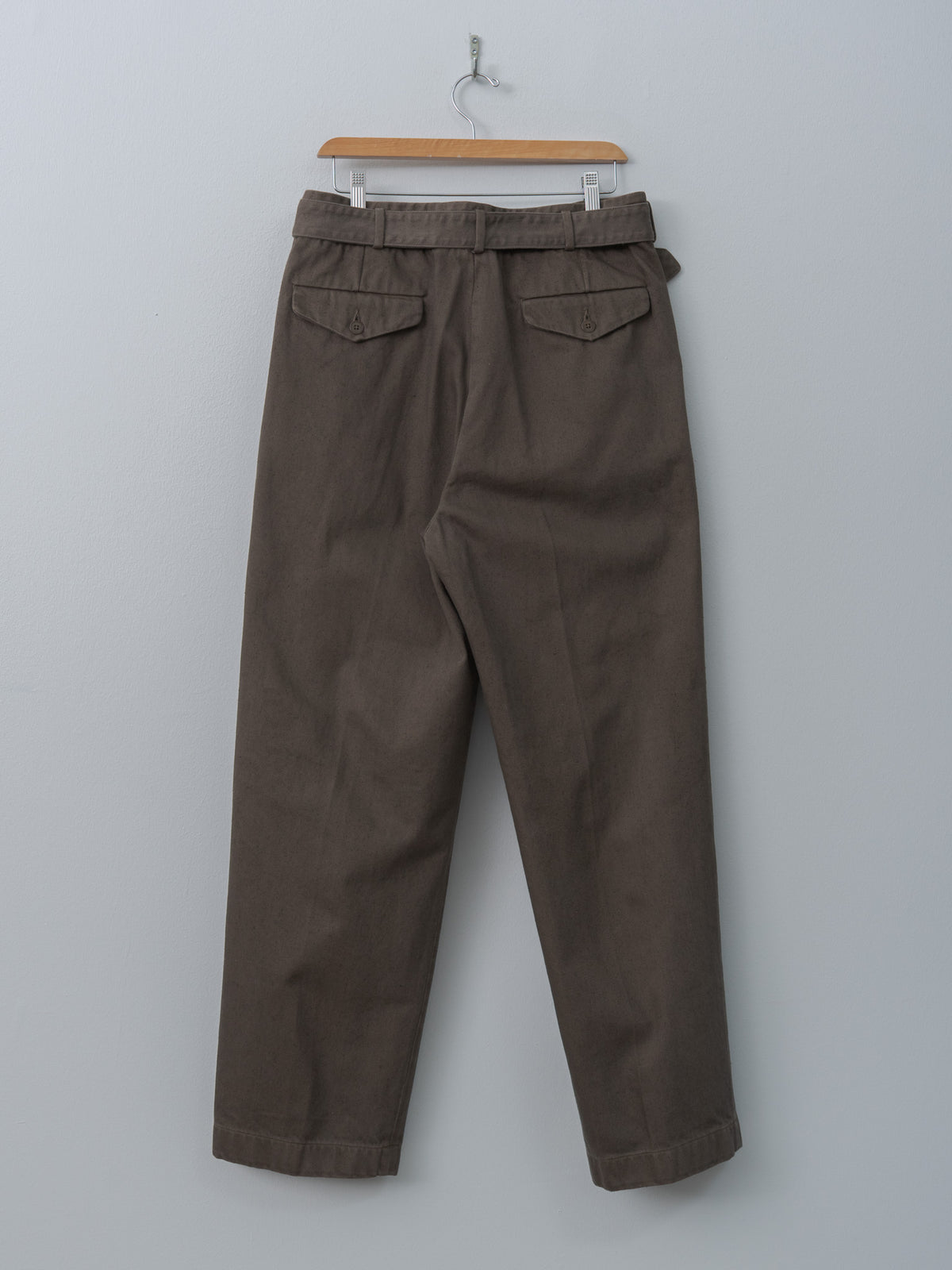 Namu Shop - Kaptain Sunshine Dyed Denim Riviera Pants - Cub Brown