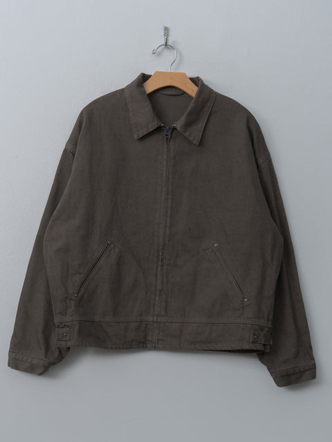 Namu Shop - Kaptain Sunshine Dyed Denim Work Jacket - Cub Brown
