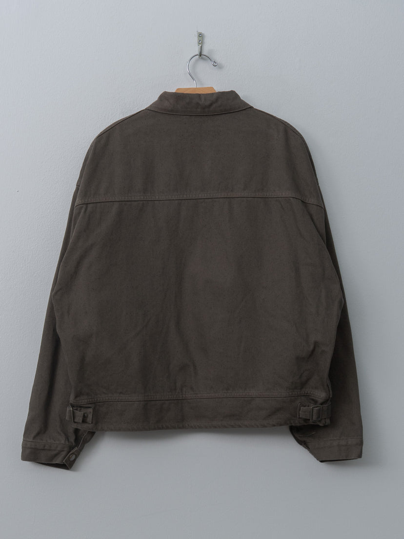 Namu Shop - Kaptain Sunshine Dyed Denim Work Jacket - Cub Brown