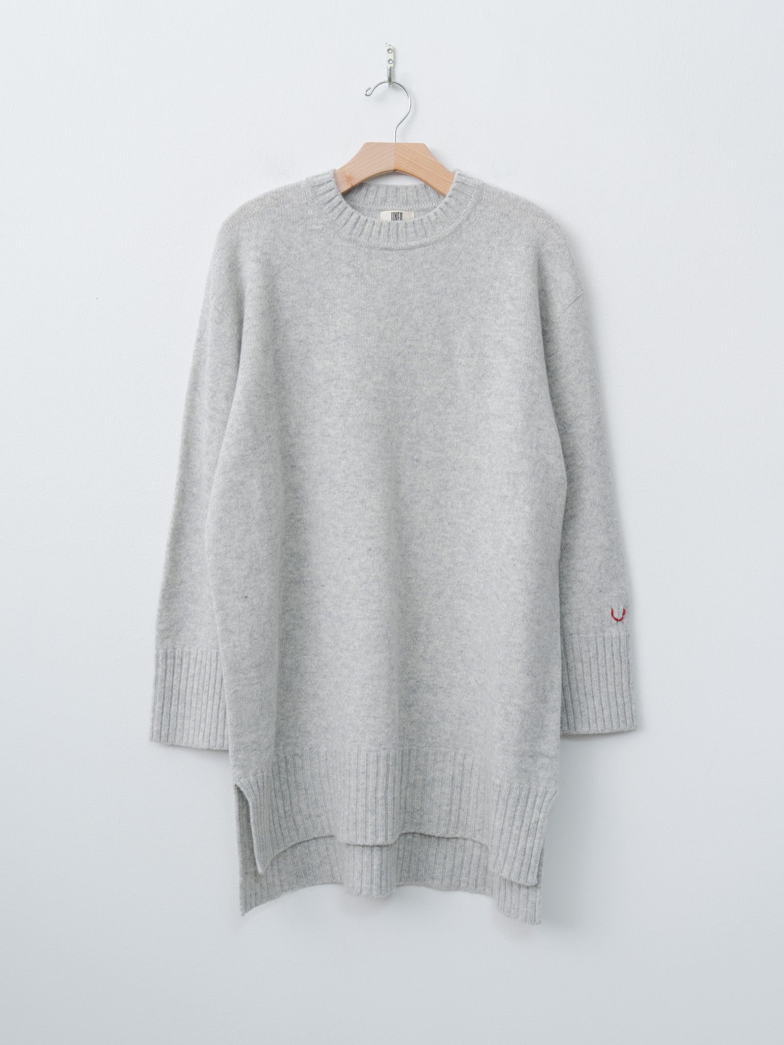 Fine Lambswool Oversized P/O - Light Gray